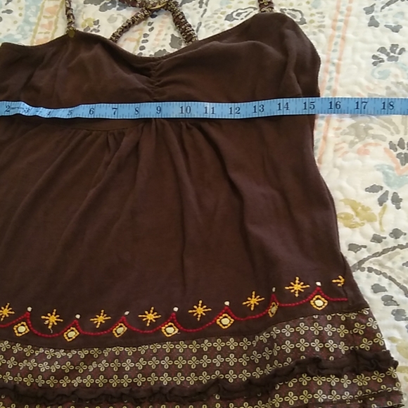 Decree Junior brown halter top - Picture 3 of 10